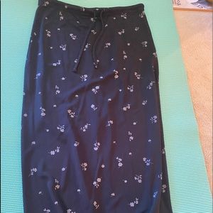 Gap, small, long black skirt